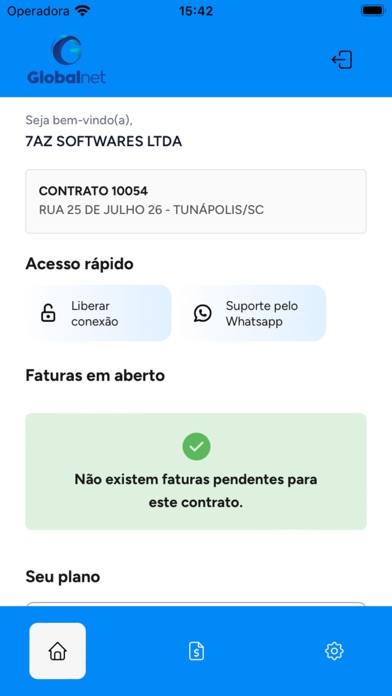 GlobalNet Clientes Screenshot