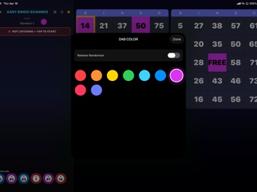 Easy Bingo Scanner iPad screenshot