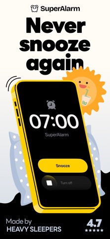 SuperAlarm - Loud Alarm Clock app screenshot