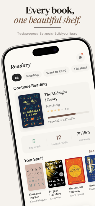 Readory: Book Tracker Screenshot 2 of 7