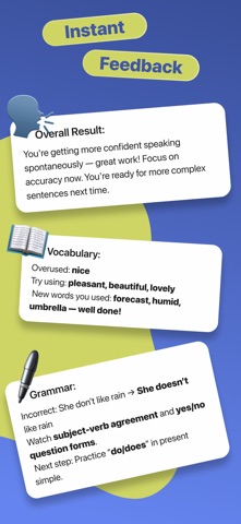 Learn & Speak English・AI Tutor iPhone screenshot