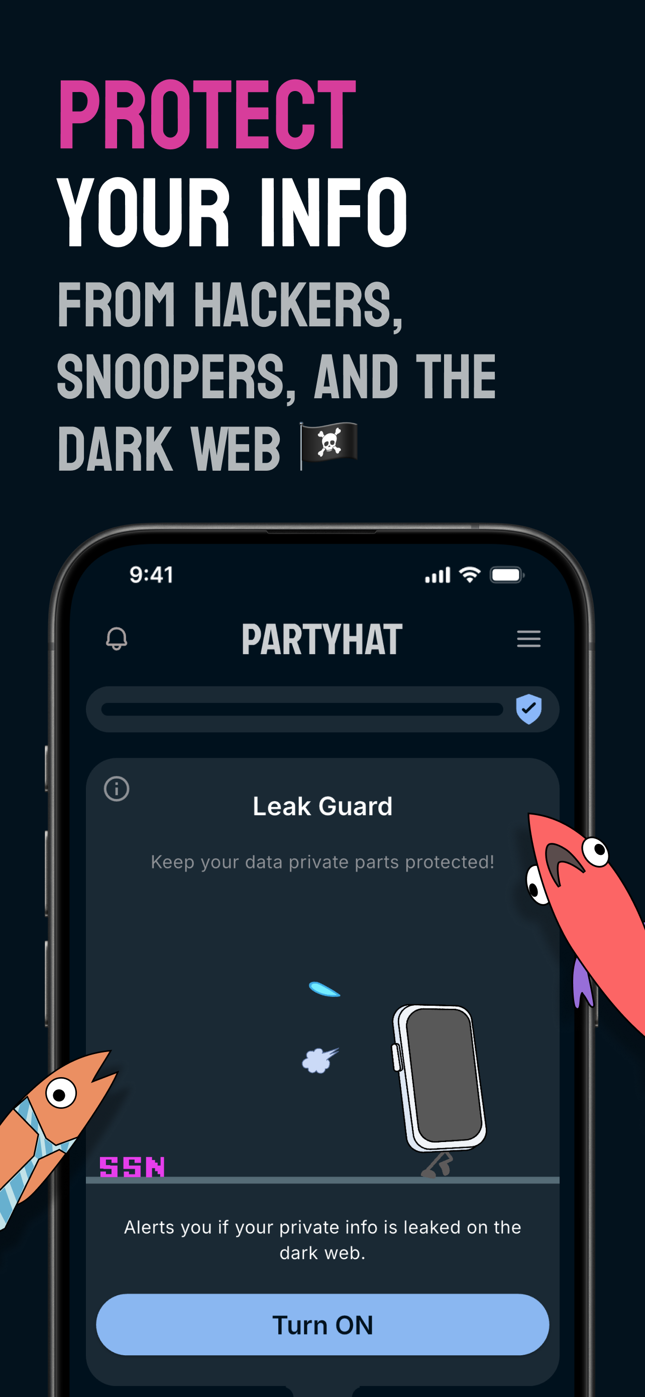 Partyhat: VPN & Mobile Privacy