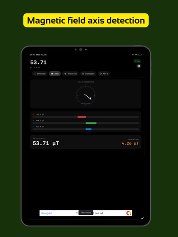 Magnet Meter - Field Detector iPad screenshot
