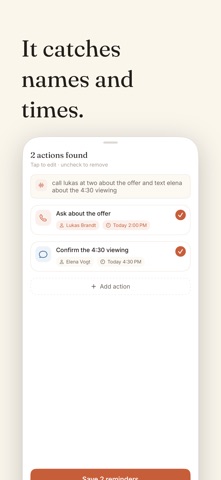 I On It: AI Voice Reminders screenshot