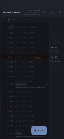 The Life Timeline screenshot