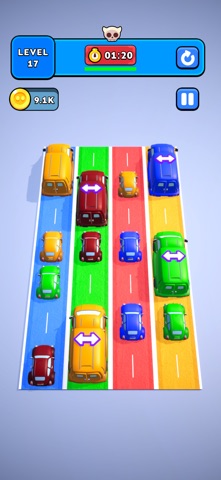 Lane Rush: Car Sort Screenshot 3 of 6