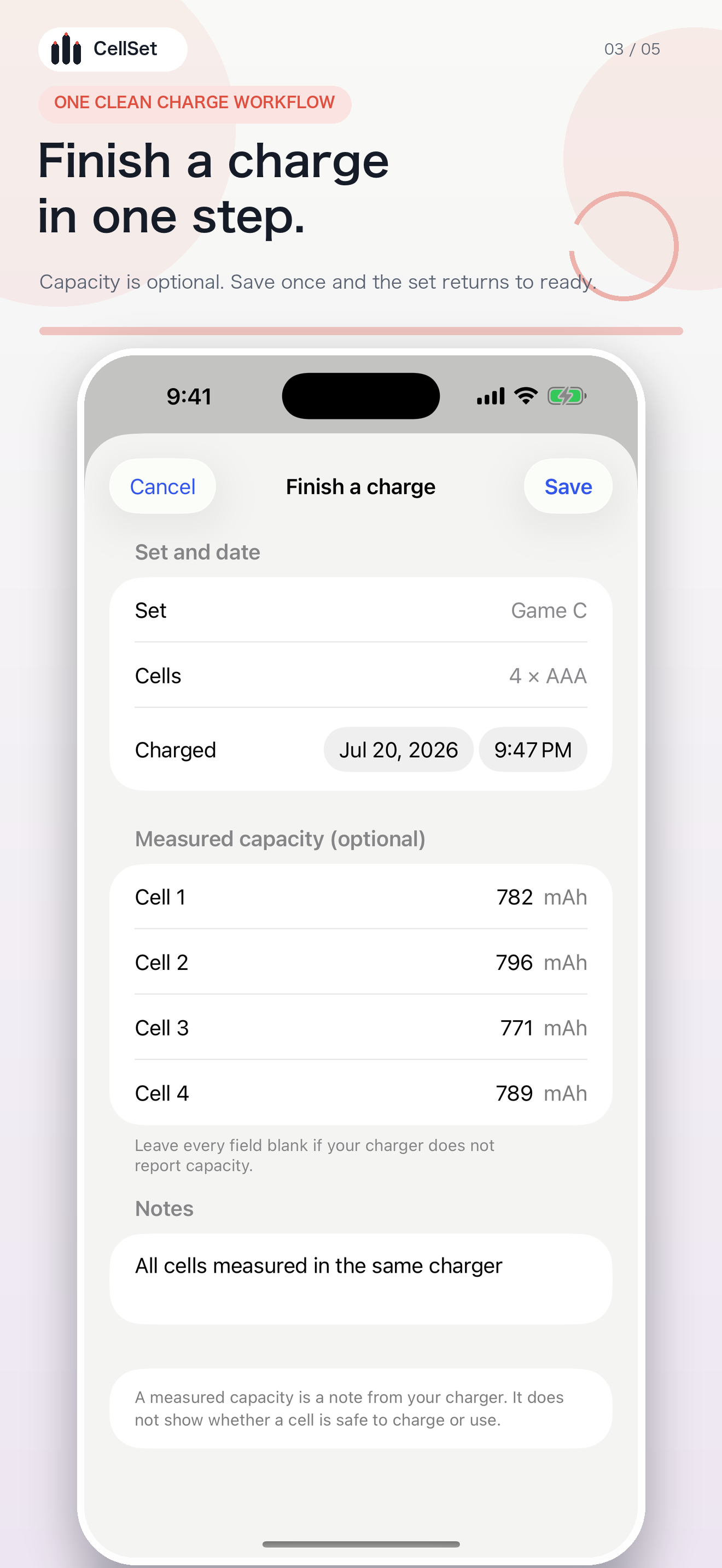 CellSet screenshot 3
