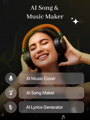 Lyriqa - AI Song & Music Maker iPad screenshot