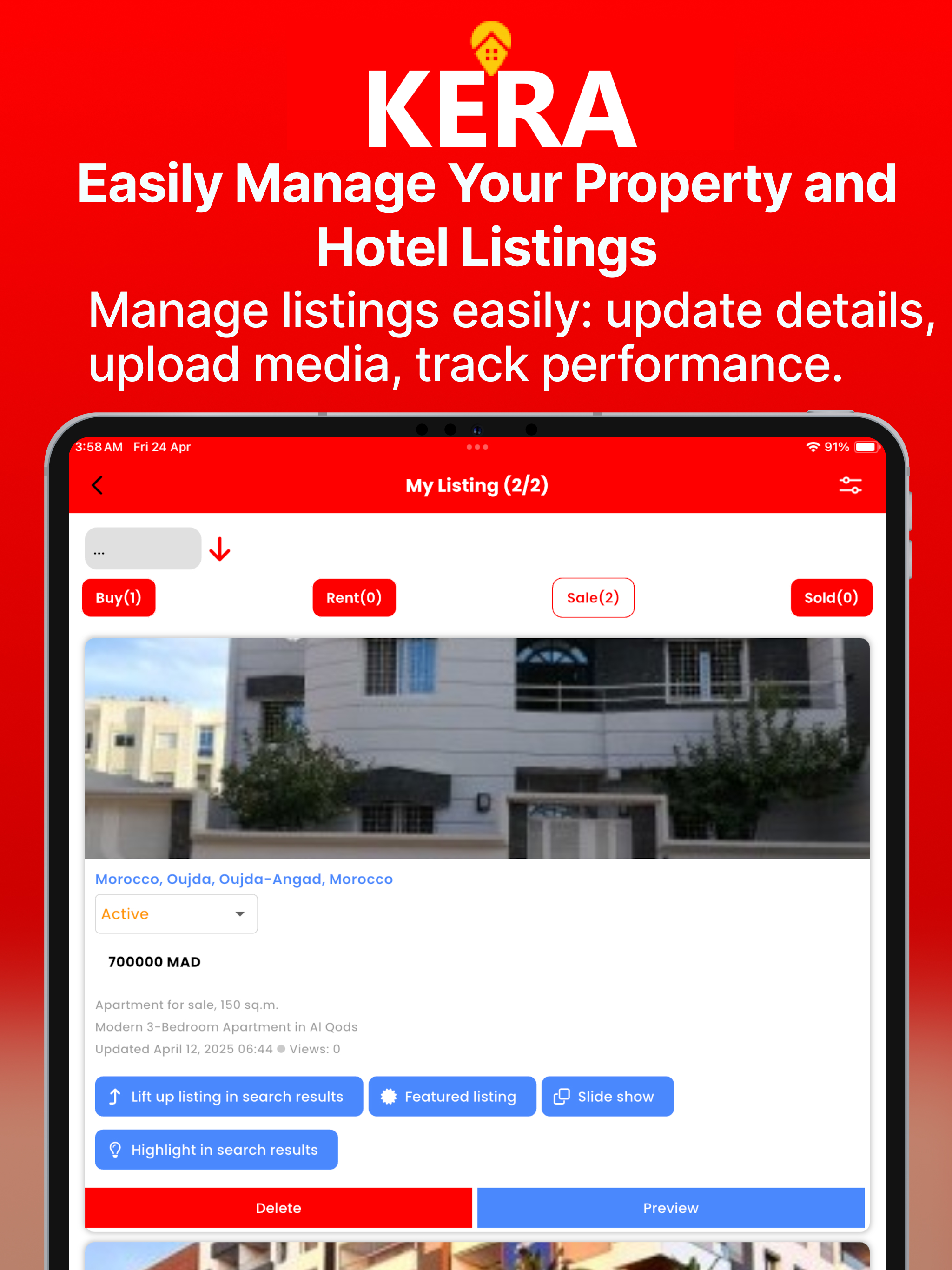 KERA Real Estate & Booking screenshot 14