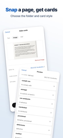 Memento: Flashcard Maker Screenshot 3 of 6