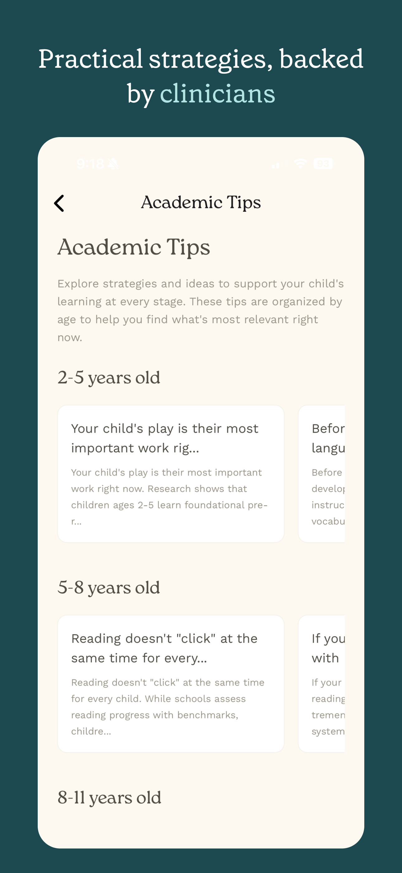 Frontera: Parent Support