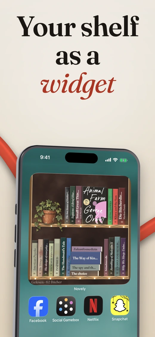 Novely: BookTracker Shelf screenshot 8