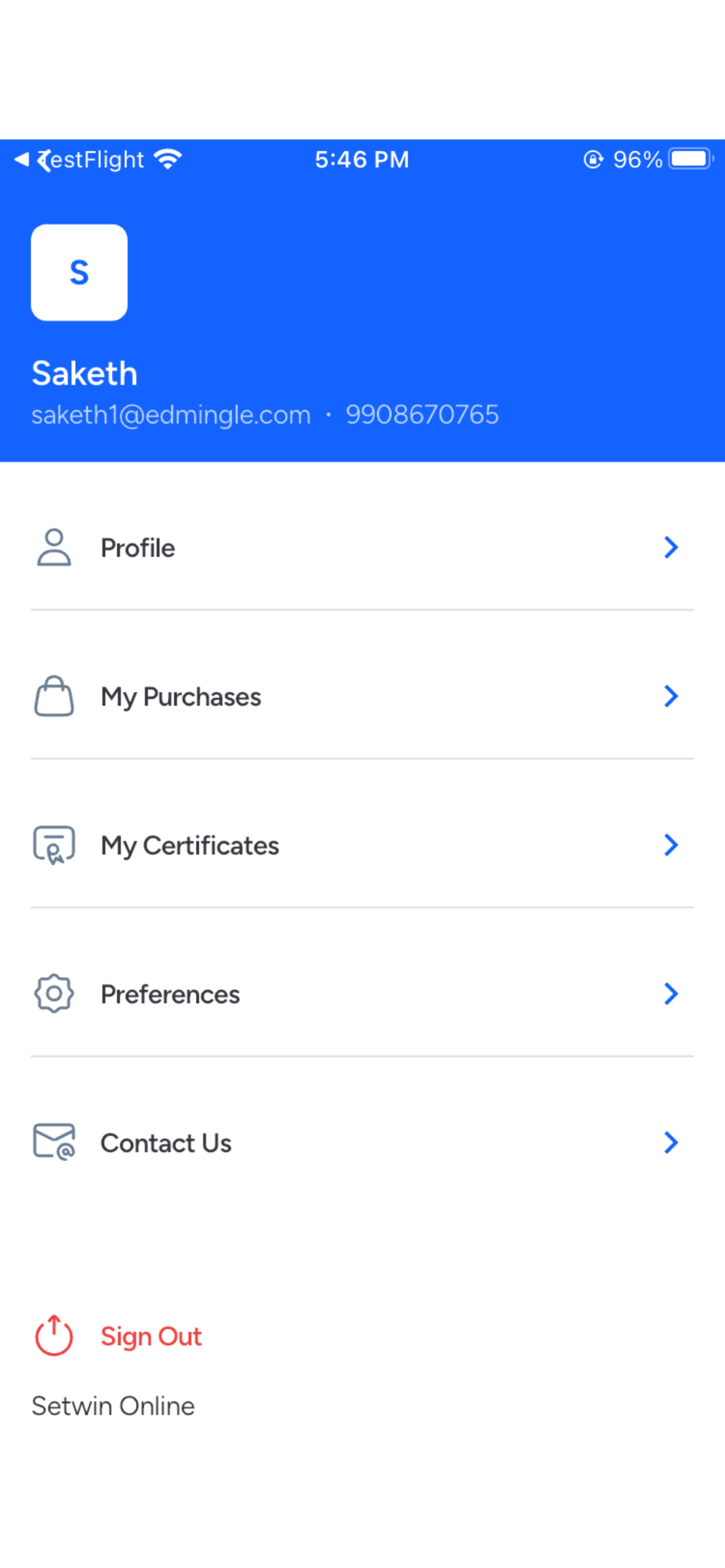 SETWIN ONLINE