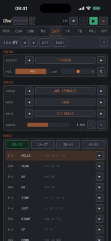 App screenshot