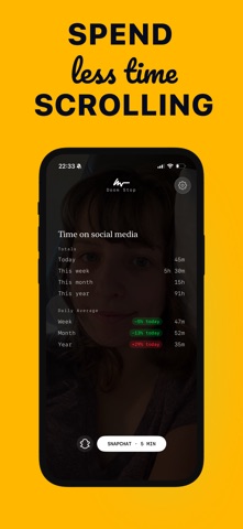 Stop Doom Scrolling App iPhone screenshot
