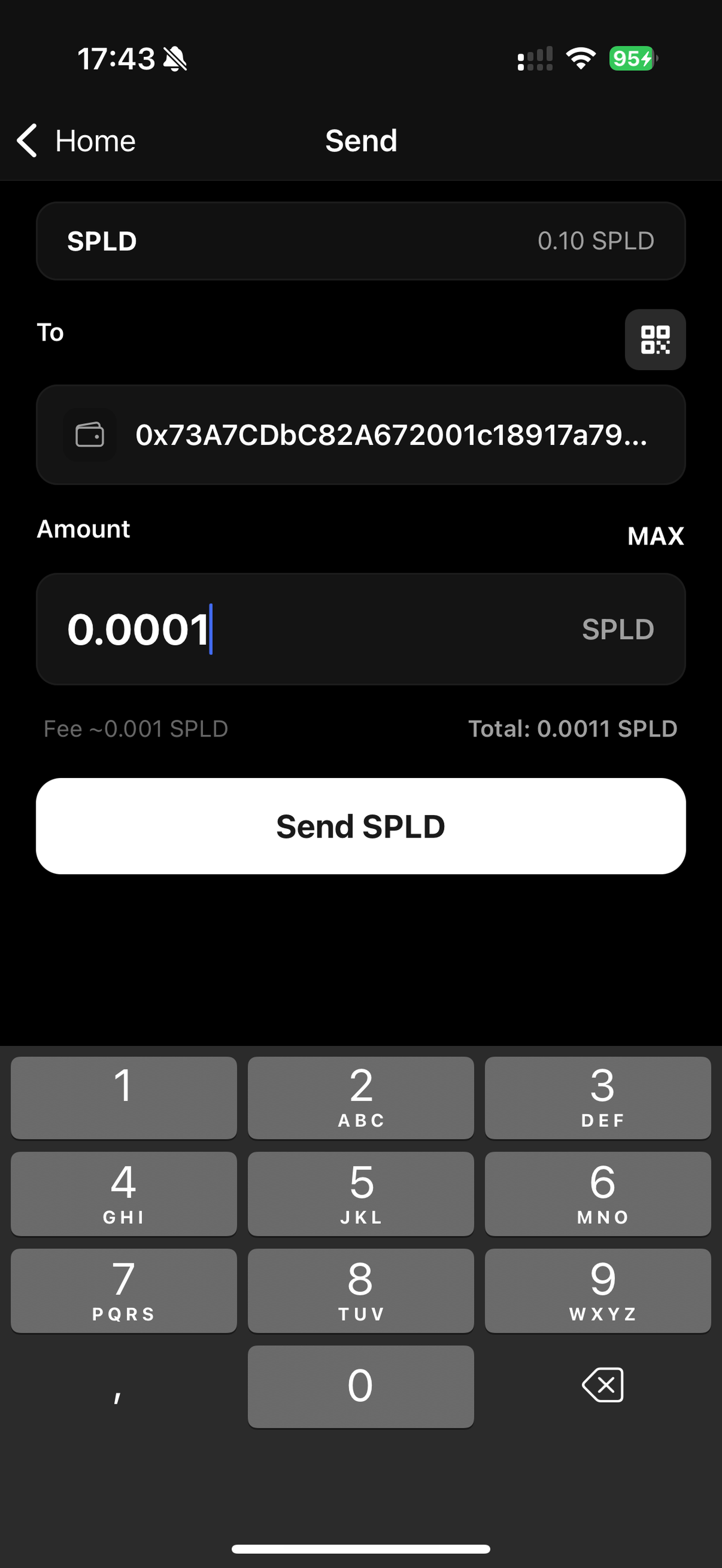 Splendor Wallet