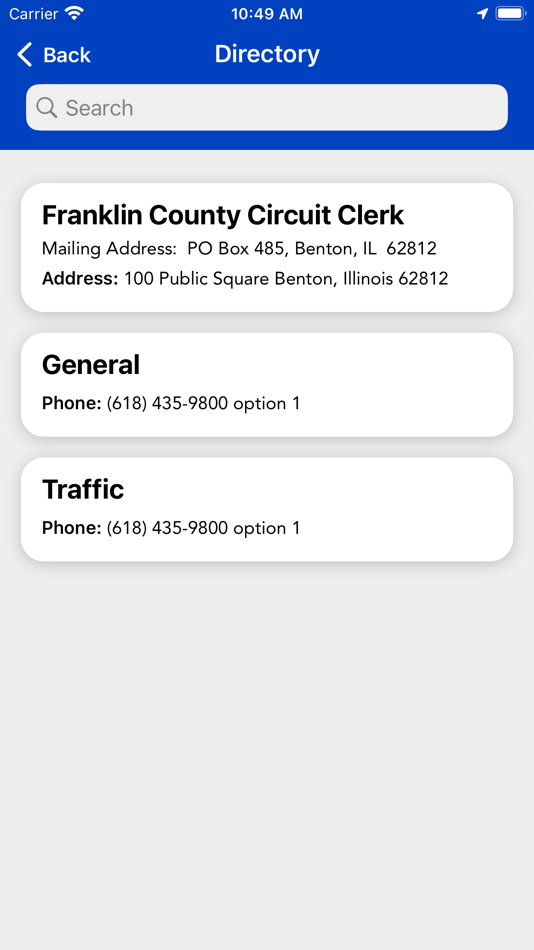 #3. Franklin Circuit Clerk IL (iOS) 由: Franklin County Government