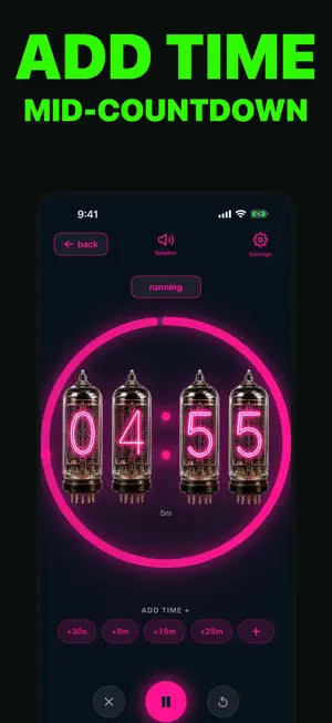 Nixie Tube Timer: Countdown screenshot 4