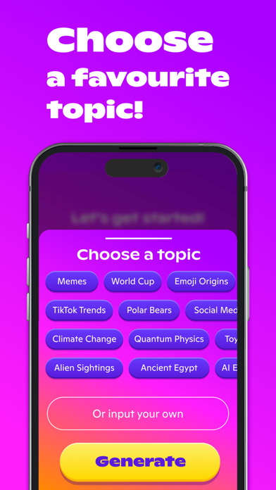 PopUp: Quiz Screenshot
