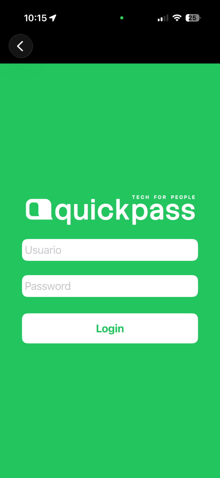 Quickpass Mobile screenshot 2