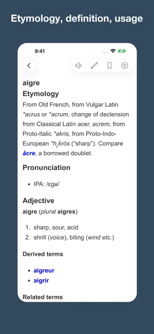 French Etymology and Origins screenshot 2
