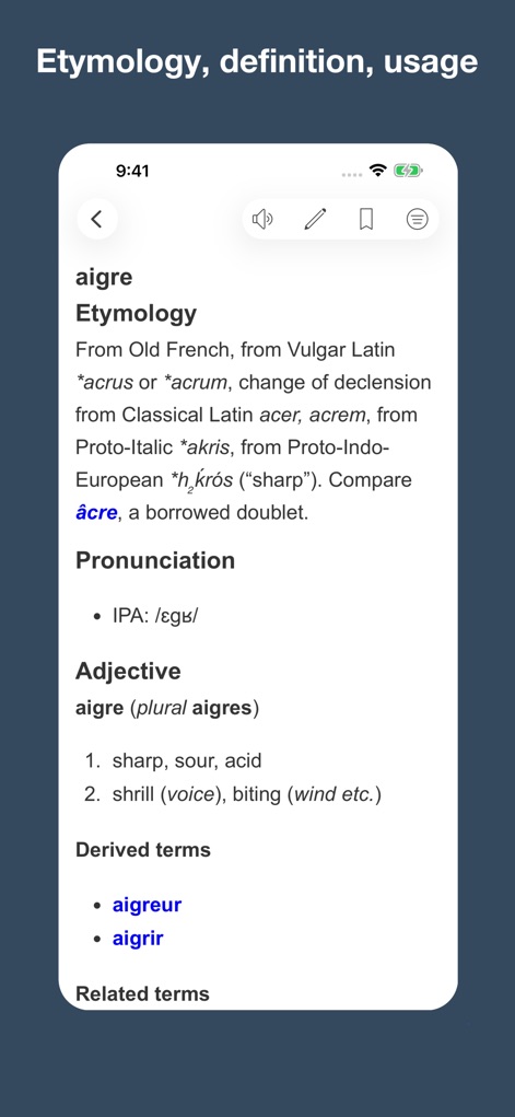 French Etymology and Origins - Reference App | MWM