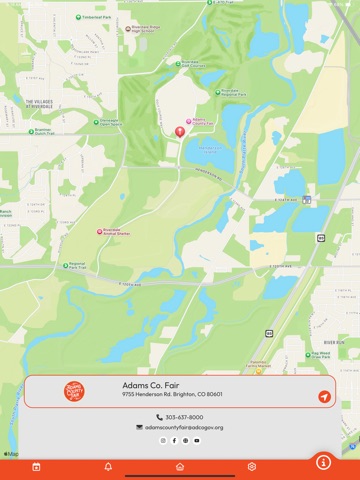 Adams County Fairgrounds iPad screenshot