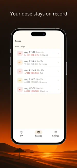 UV Index & Sun Timer - Solvora screenshot 3