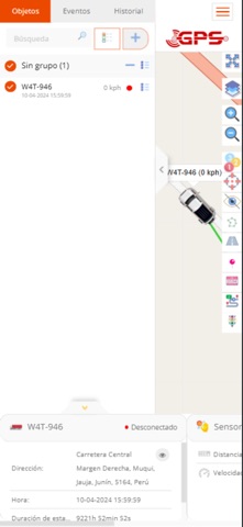 GLOBAL PROTECTION GPS screenshot