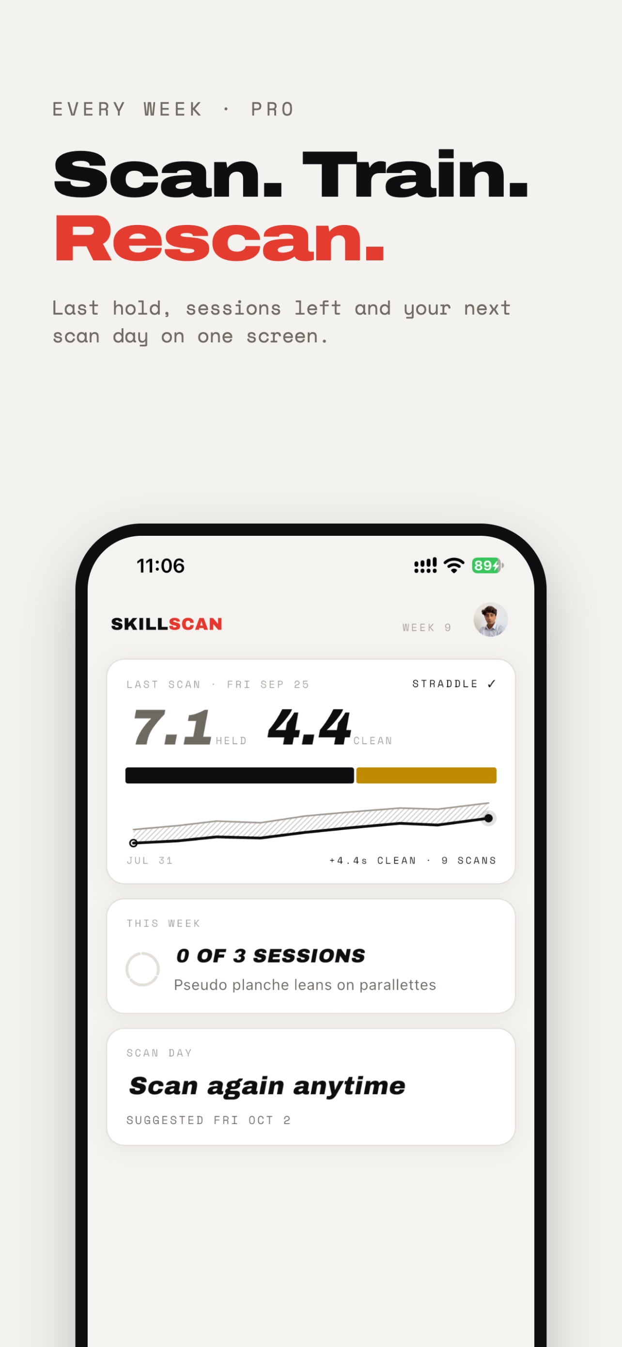 Screenshot 6 of SkillScan: Planche Progression
