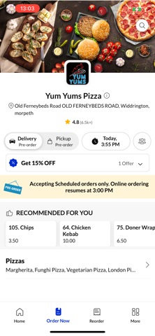 Yum Yums Pizza Screenshot 2 of 4