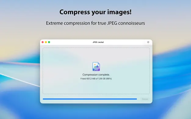 JPEG Jackal Lite 压缩精灵应用截图