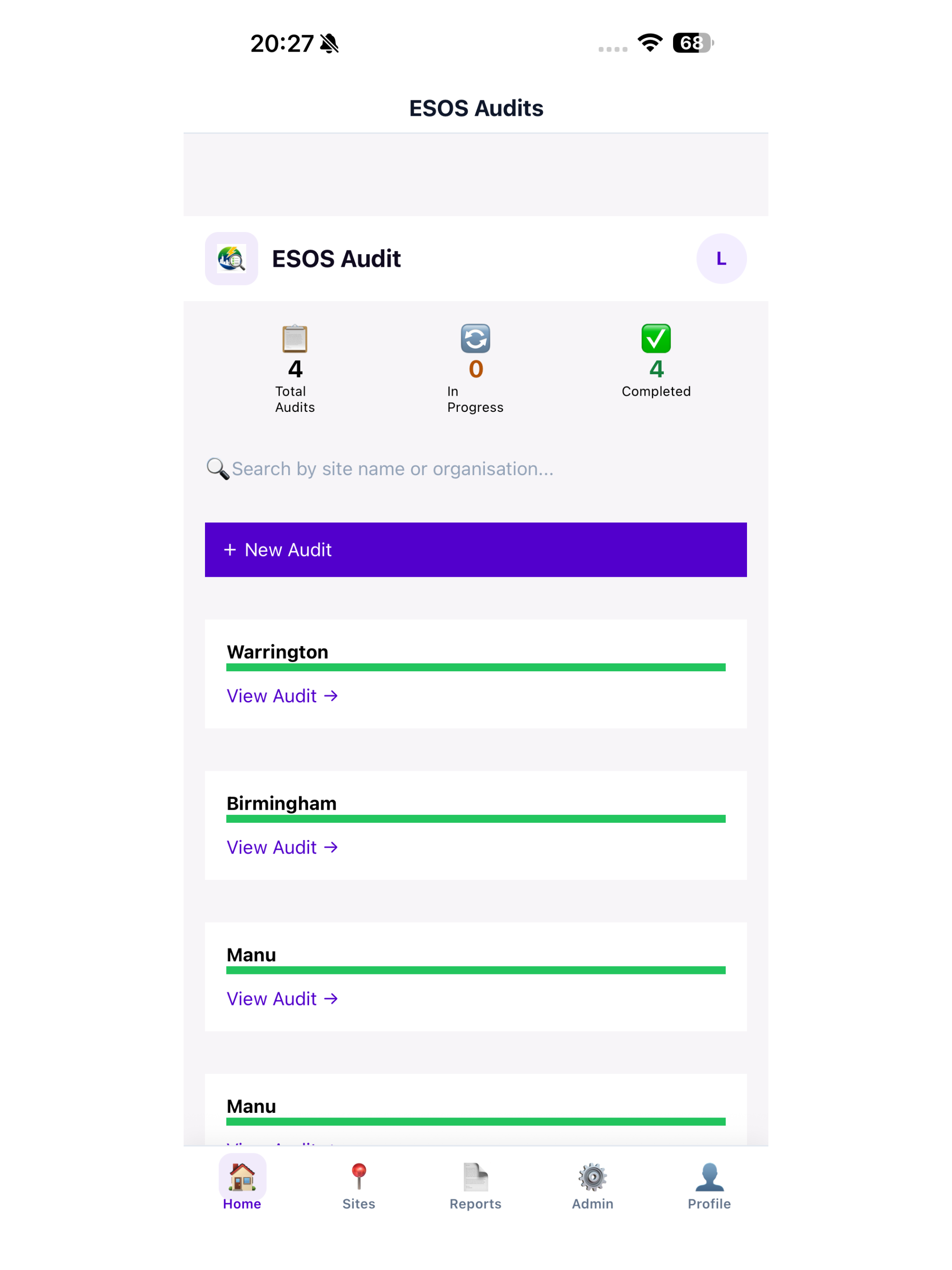 ESOS Audit App