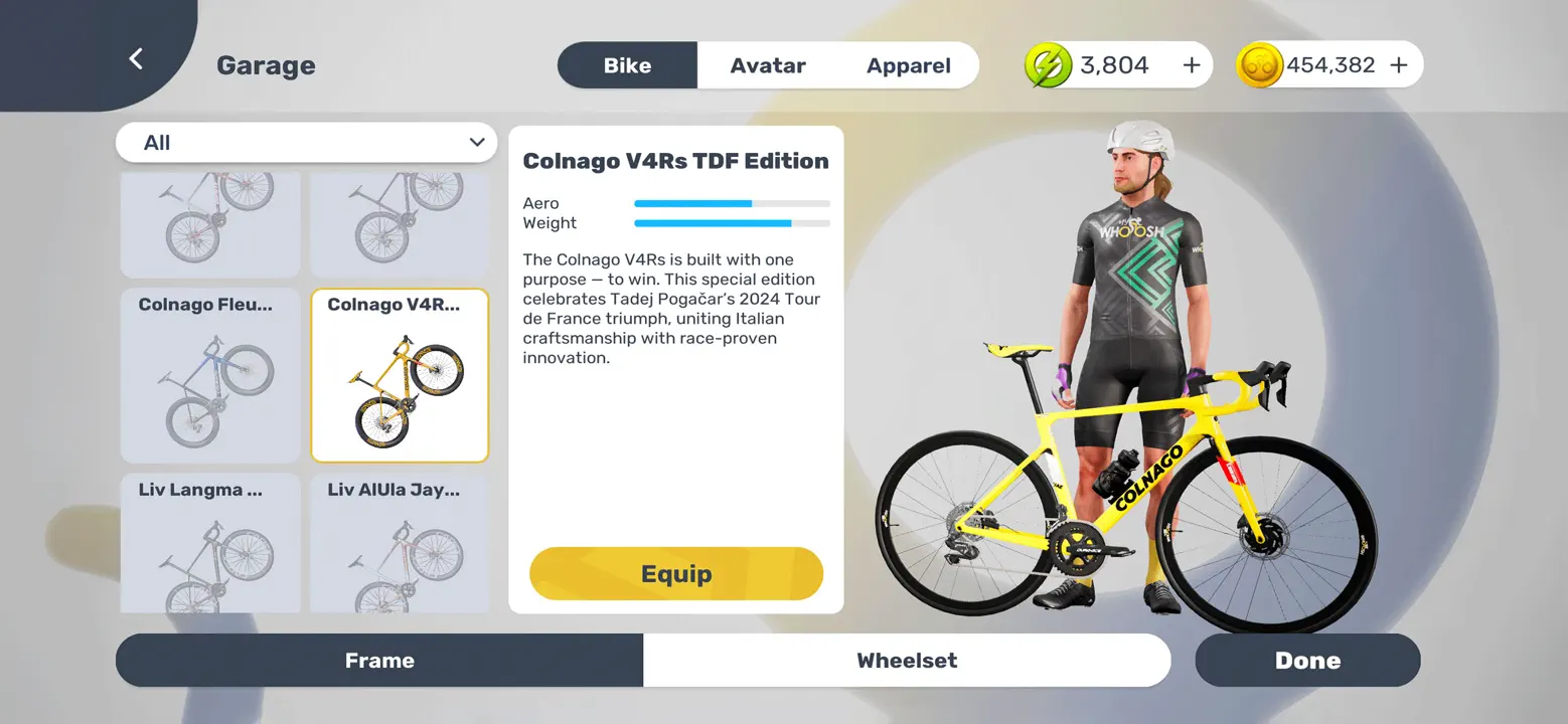 MyWhoosh : capture d’écran 4 sur 5