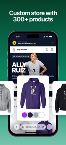 Athlete Merch: Get Your Store app screenshot 2