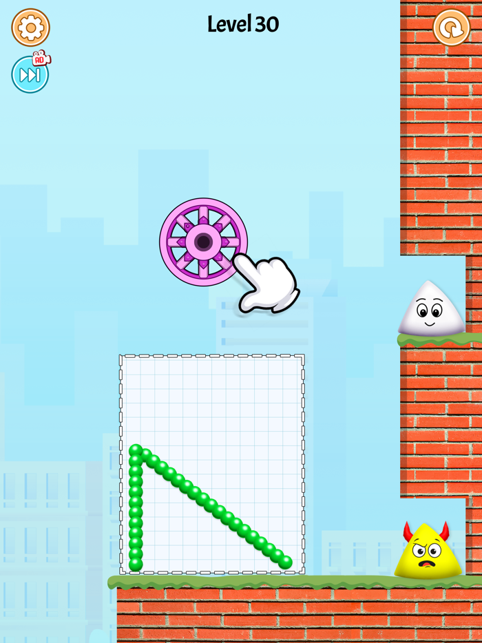 Draw to crush the bird