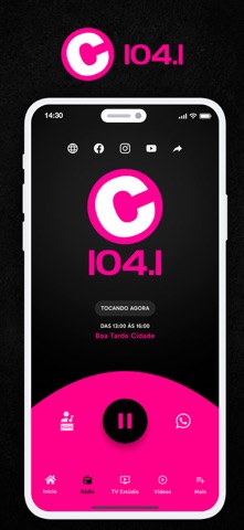 Rádio Cidade Itapema SC app screenshot