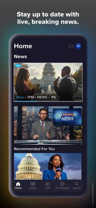 Sling: Live TV, Sports & News screenshot 3 of 3
