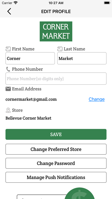 Corner Market MS Screenshot