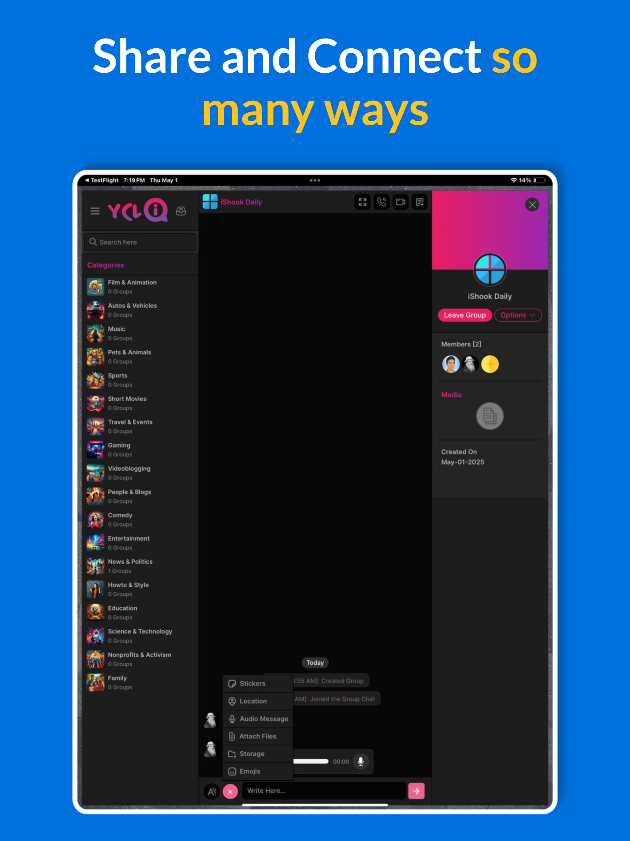 yCliq screenshot 12