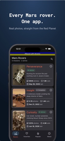 Nasa Mars Rover Photos iPhone screenshot