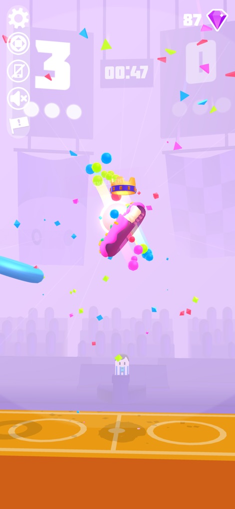 Hoop Stars - Explore the dynamic ball physics and layered particle effects that bring every successful maneuver to life.