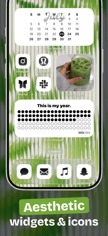 Color Widgets: Icône et Thèmes screenshot 3 of 8