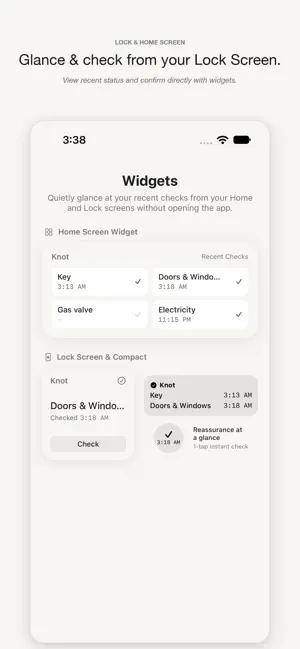 Knot - Peace of Mind Check screenshot 4