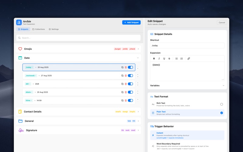 App screenshot