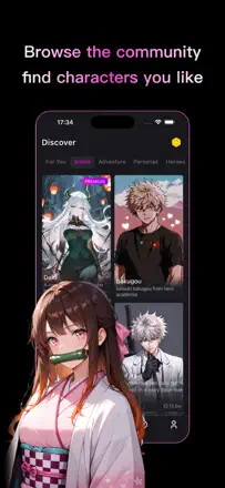 SoulOn-AI Girlfriend 18+ Chat: Screenshot 2 von 5