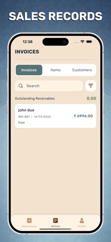 Smart GST Invoice Generator screenshot