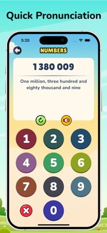 Quick Pronunciation Numbers screenshot