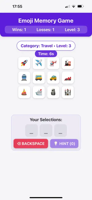 Memory Emoji screenshot 3