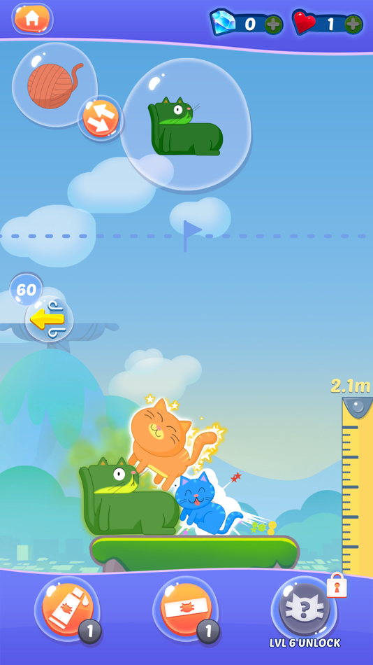 #7. Cat Stack (iOS) By: Full Fat Productions Ltd